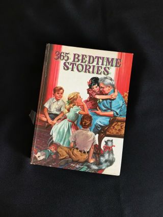 Vintage 365 Bedtime Stories Whitman Hardcover Book Nan Gilbert Jill Elgin 1955