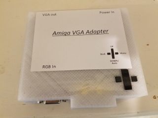 Commodore Amiga DB23 RGB to VGA Flickerfixer Scandoubler Adapter US SHIP 2