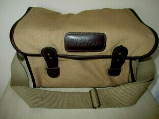 Vintage Nikon Brown/tan Canvas Top Load Organizer Camera & Lens Shoulder Bag