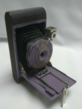 Purple Kodak Eastman Rainbow Hawk - Eye Vest Pocket Camera