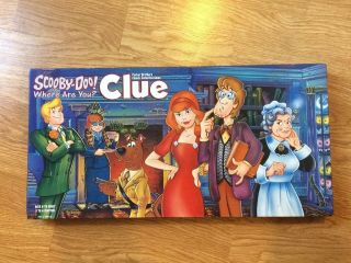 1999 Scooby - Doo Where Are You? Clue Vintage Board Game - 100 Complete