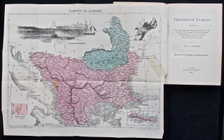 Rare 1877 Turkey History Of The Ottoman Empire Russo - Turkish War 1877 - 1878