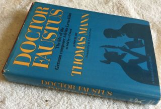 " Doctor Faustus " Book Thomas Mann Modern Library Hc/dj 1966 1st Edition