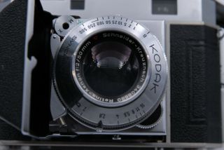 Kodak Retina IIA 35mm Rangefinder Film Camera w/ Case & Flash Unit 2