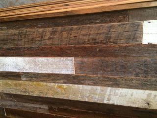 Pre - finished Reclaimed Barnwood Paneling Vintage Rustic Barn Wood Sample Box 2