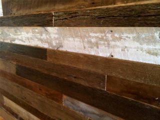 Pre - finished Reclaimed Barnwood Paneling Vintage Rustic Barn Wood Sample Box 4