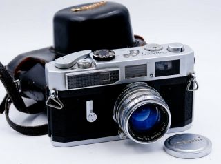 Canon 7 Rangefinder Camera W/ Serenar 50mm 1:1.  8 Lens & Case