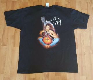 Vintage Shania Twain 2003 Up Tour Concert T Shirt Xxl Country Cities Now