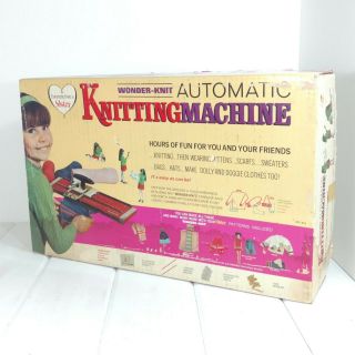 Vintage Sister Wonder Knit Automatic Knitting Machine 1970s Girls Arts Crafts