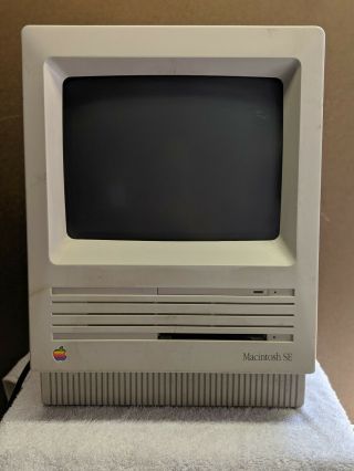 1986 Apple Macintosh Mac all - in - one Computer Only M5011 2