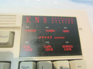 RARE VTG AIC Keyboard Network Station (KNS) Computer in a Keyboard 80486 - No HDD 4