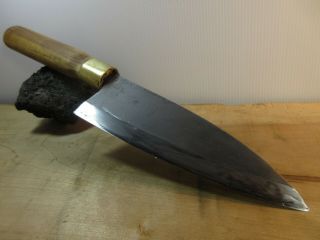 Sharpened : Very Old / Vintage: Japanese Kitchen Knife/ Deba 150/305mm //
