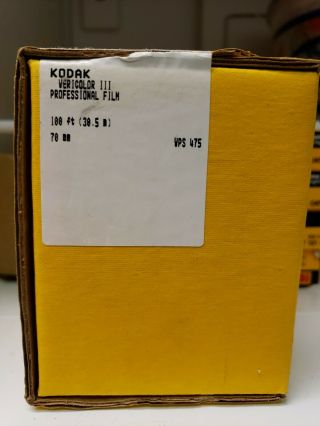 Kodak Vericolor Iii 70mm Color Film 5026 Type S Exp 03/1987