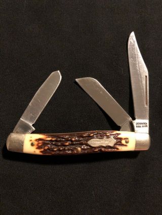 Vintage Schrade Usa 885uh Uncle Henry King Ranch Stockman Pocket Knife