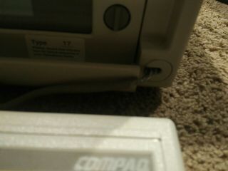 Compaq Model 2660 Portable III Computer w/ Case Powers On - No Light Monitor 4
