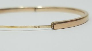 Vintage Signed 10K Gold Baby Bracelet 2.  4g 8