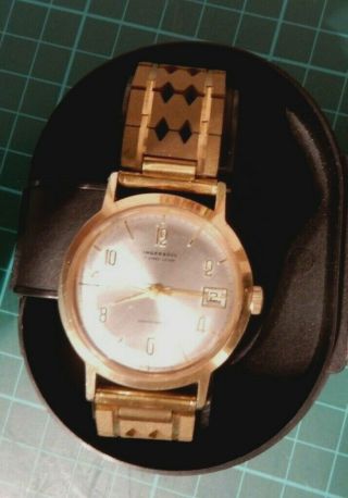 Ingersoll 7 Jewel Lever Cal.  602 Date Gents Mechanical Vintage Watch