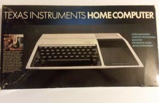 Texas Instruments 99/4a Home Computer - And 16 Games,