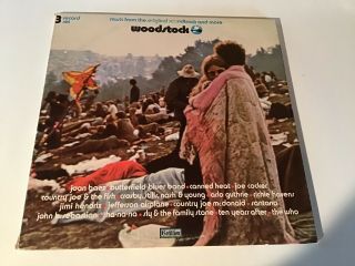 Vintage Woodstock / 50 Years Ago / 3 Lp Set / Sd 3 - 500