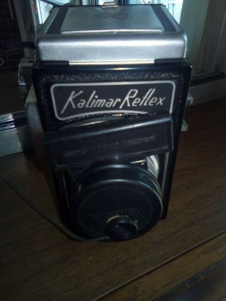 Vintage Kalimar Tlr 100 Twin Lens Reflex Camera,  K - 624,  120/620 Film,  Case & Box