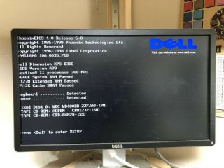 Dell Dimension XPS D300 Computer Pentium II 200MHz Windows 98 128MB RAM 37GB HDD 4