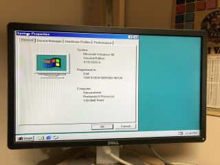 Dell Dimension XPS D300 Computer Pentium II 200MHz Windows 98 128MB RAM 37GB HDD 7