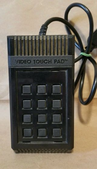 Atari 2600 Video Touch Pad Controller - Black Oem Vintage &