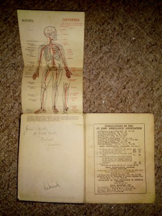 Vintage First Aid To The Injured Book Published 1928 St John 