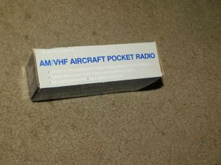 Vintage Realistic Jetstream 12 - 601 AM VHF Aircraft Pocket Radio Shack 2 2