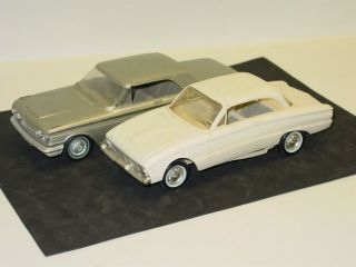 Vintage Dealer Promo Car Pair (2),  1964 - 60 Ford Falcons Hard Top