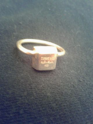 Vintage Tiffany & Co Peretti Sterling Silver Ring Size 7.  75 