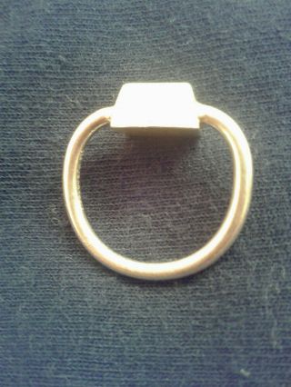 Vintage TIFFANY & CO PERETTI STERLING SILVER RING SIZE 7.  75  4