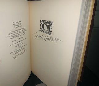 Chapterhouse: Dune by Frank Herbert - Signed limited 1st edition w/ slipcase 9