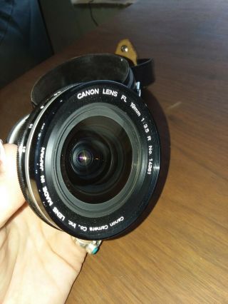 Canon Lens Fl 19mm 1:3.  5 R No.  14361