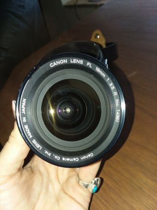 Canon lens fl 19mm 1:3.  5 R No.  14361 3