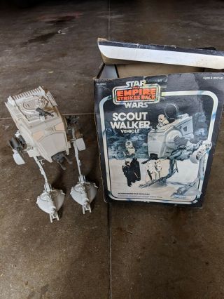 1980 Star Wars Empire Strikes Back Scout Walker Vehicle Vintage