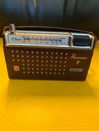 Vintage Radio National Panasonic - Transistor 2 Band 8 Model
