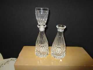 Vintage Personal Crystal Sherry Decanter With Shot Stopper