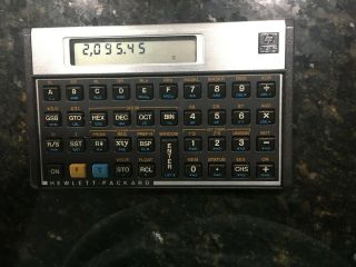 Hewlett - Packard Hp - 16c Computer Scientist Calculator W/case And Manual;
