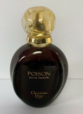 Vintage - Poison By Christian Dior Perfume For Women 3.  4 Oz.  /100 Ml -