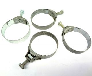 Tower Hose Clamps - Qty 4 Size 2 1/6 " Vintage 1960 