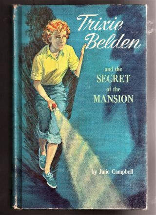 Trixie Belden 1 Secret Of The Mansion Tall Whitman Picture Cover 1948
