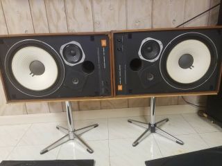 Jbl Control Monitor Model 4312 Set Of 2 Speakers With Stands.  Local