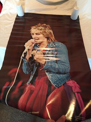 Vintage 1978 Rod Stewart In Concert Tour Poster