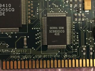 Prometheus Sound Card ISA - Sierra ARIA16 Chipset 2
