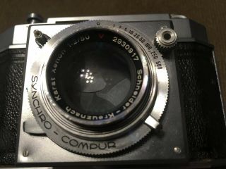 Ansco Karomat 35mm Film Rangefinder Camera w/ Heligon 50mm f2 Lens 2