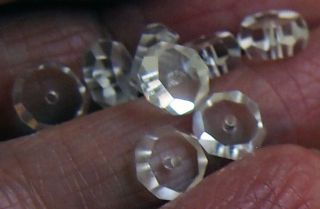 Swarovski Austria Crystal Rondells 7mm Facet Rim Mint/original Package 144 Pc