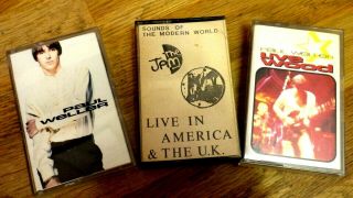 The Jam,  Paul Weller,  Sounds Of The Modern World,  3 X Vintage Cassette Tape Mod
