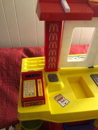 vintage mcdonalds playset with food and accessories,  Cash Register 2
