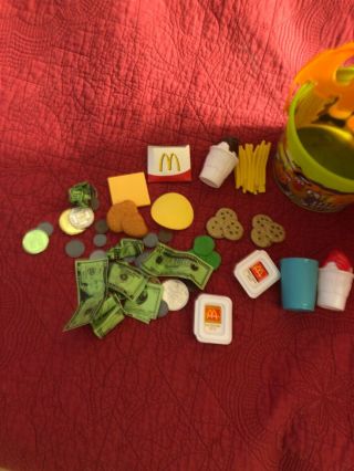vintage mcdonalds playset with food and accessories,  Cash Register 8